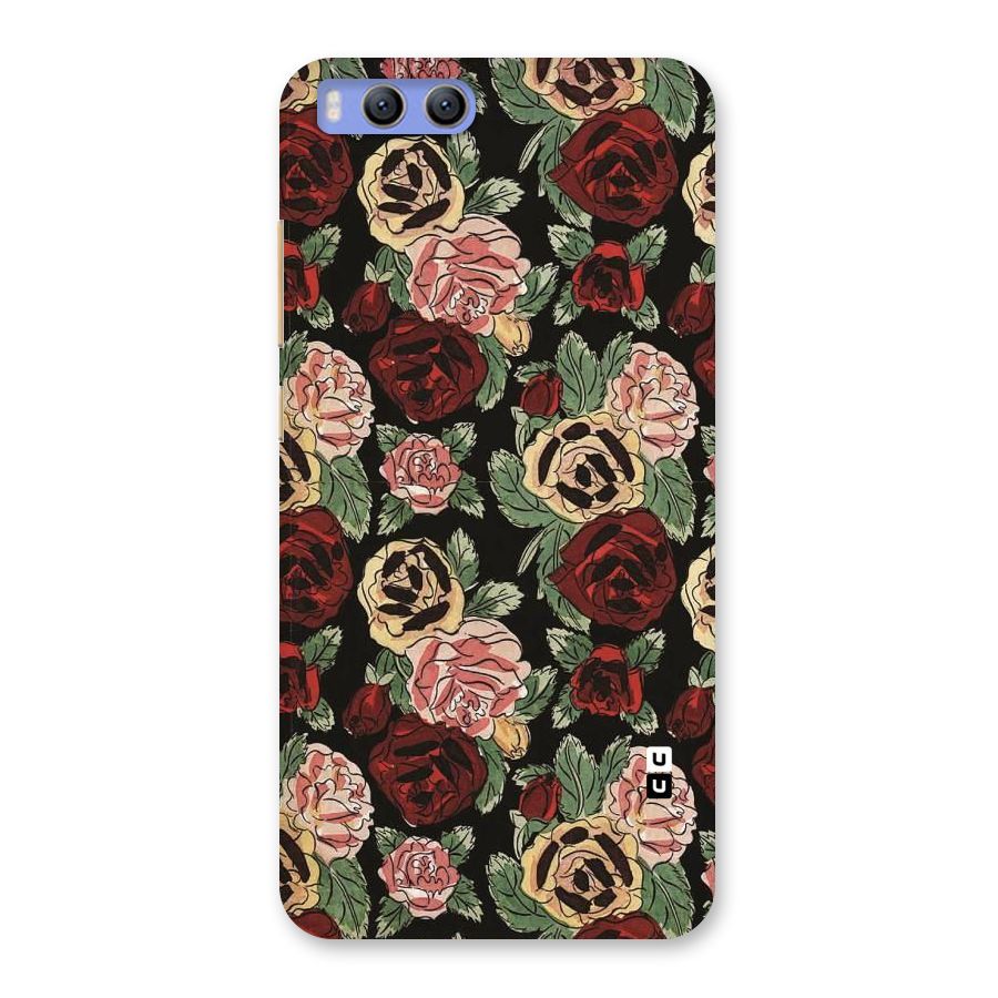 Dark Pastel Flowers Back Case for Xiaomi Mi 6