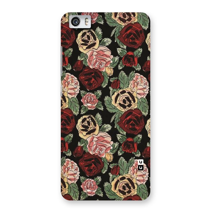 Dark Pastel Flowers Back Case for Xiaomi Redmi Mi5