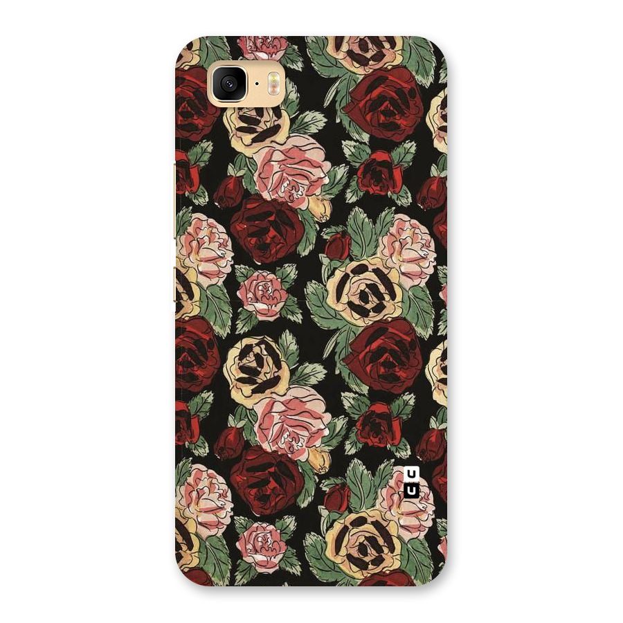 Dark Pastel Flowers Back Case for Zenfone 3s Max