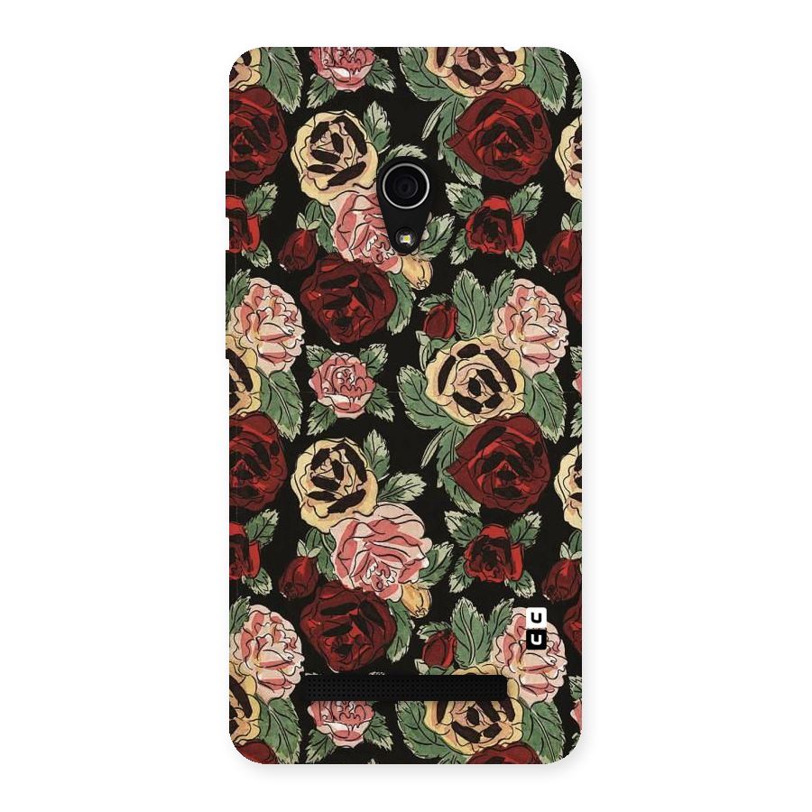 Dark Pastel Flowers Back Case for Zenfone 5