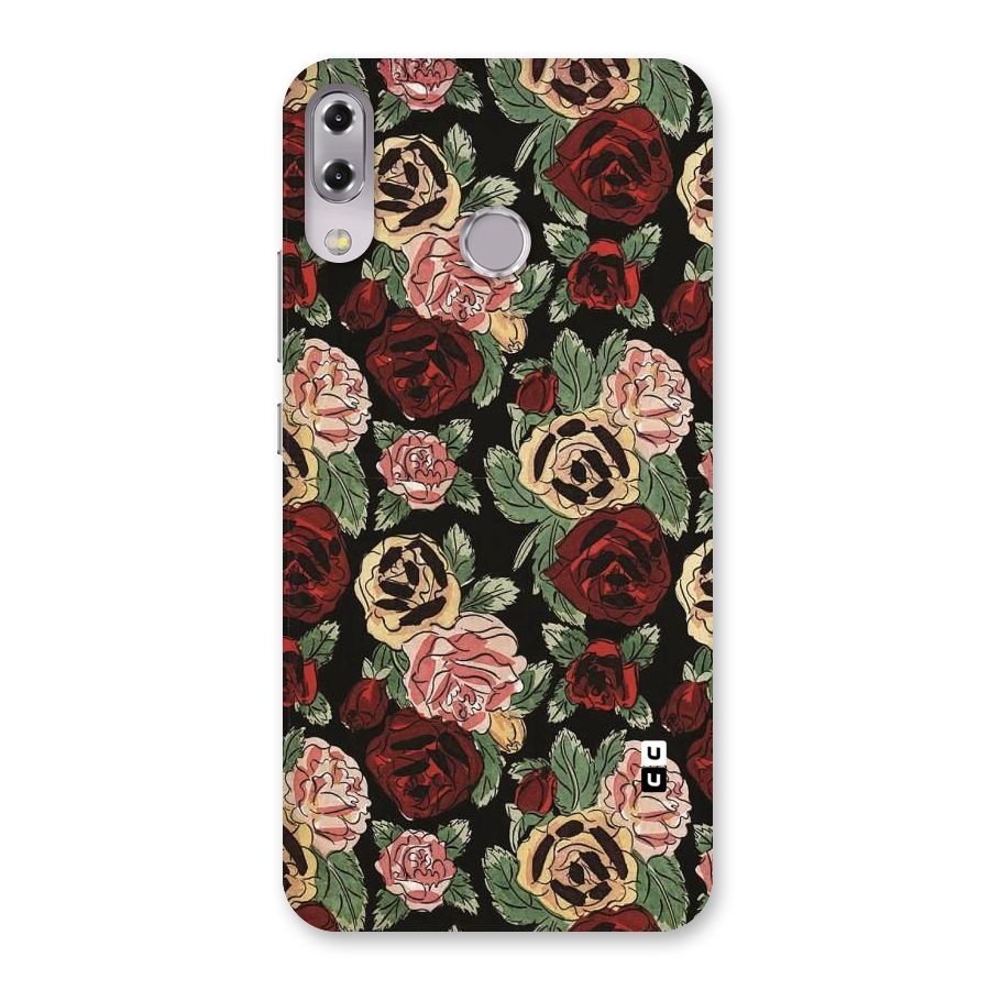 Dark Pastel Flowers Back Case for Zenfone 5Z