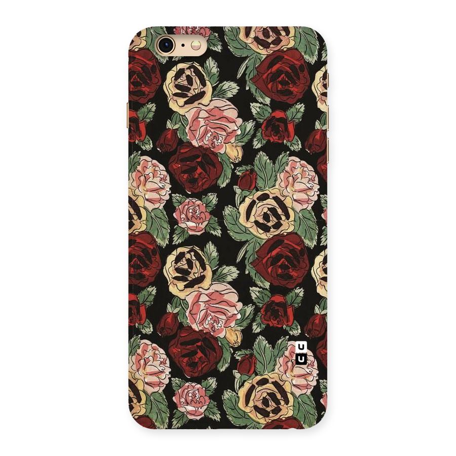 Dark Pastel Flowers Back Case for iPhone 6 Plus 6S Plus