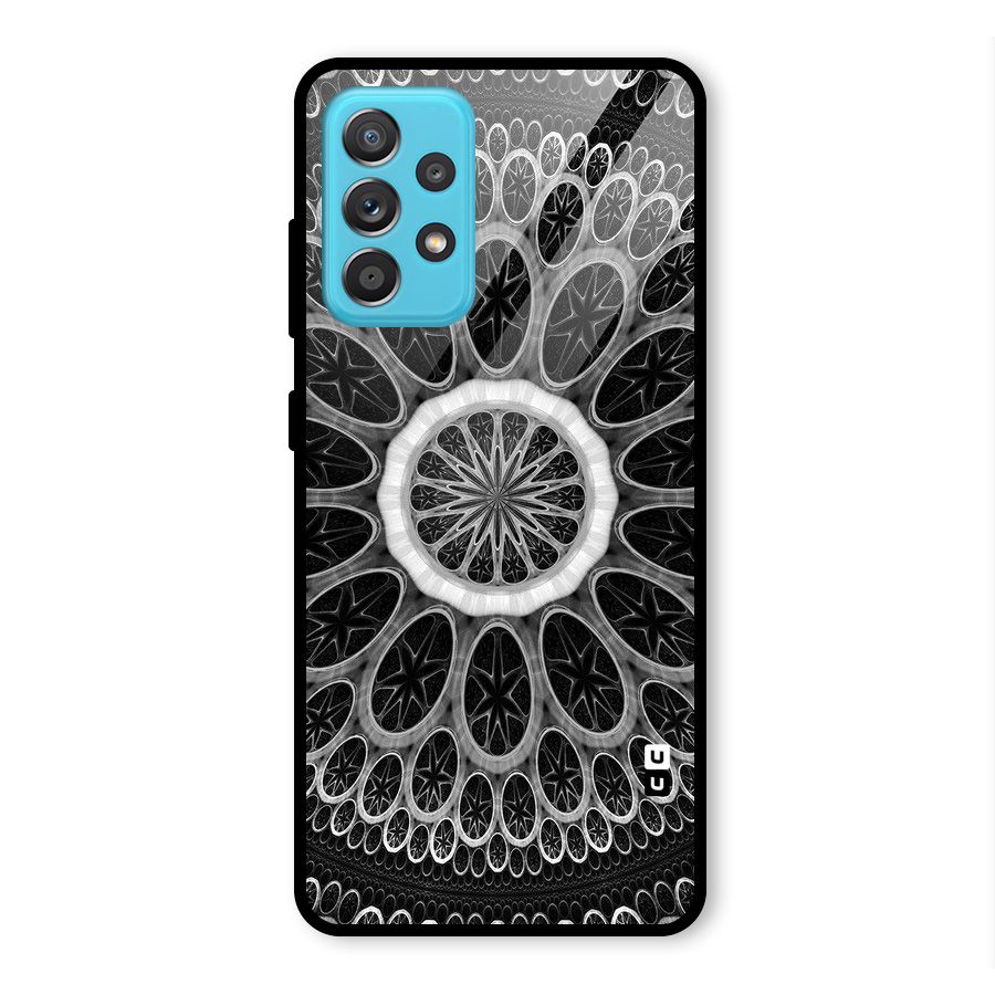 Dark Pattern Art Glass Back Case for Galaxy A52s 5G