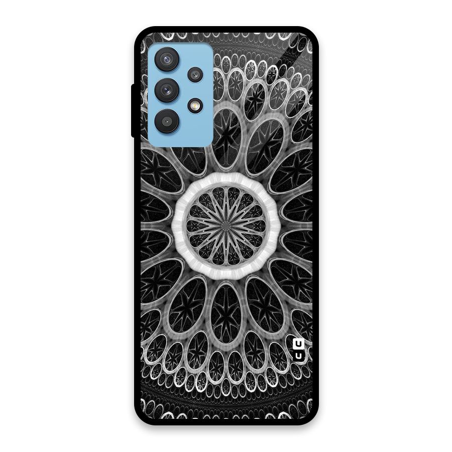 Dark Pattern Art Glass Back Case for Galaxy M32 5G