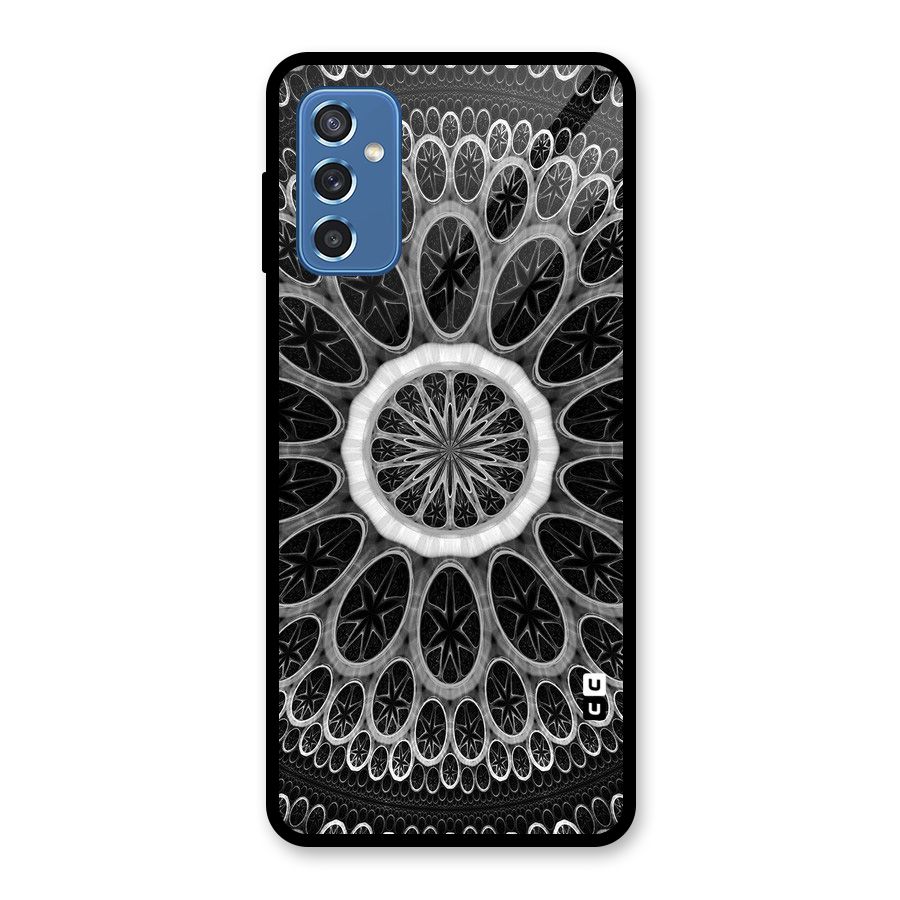 Dark Pattern Art Glass Back Case for Galaxy M52 5G
