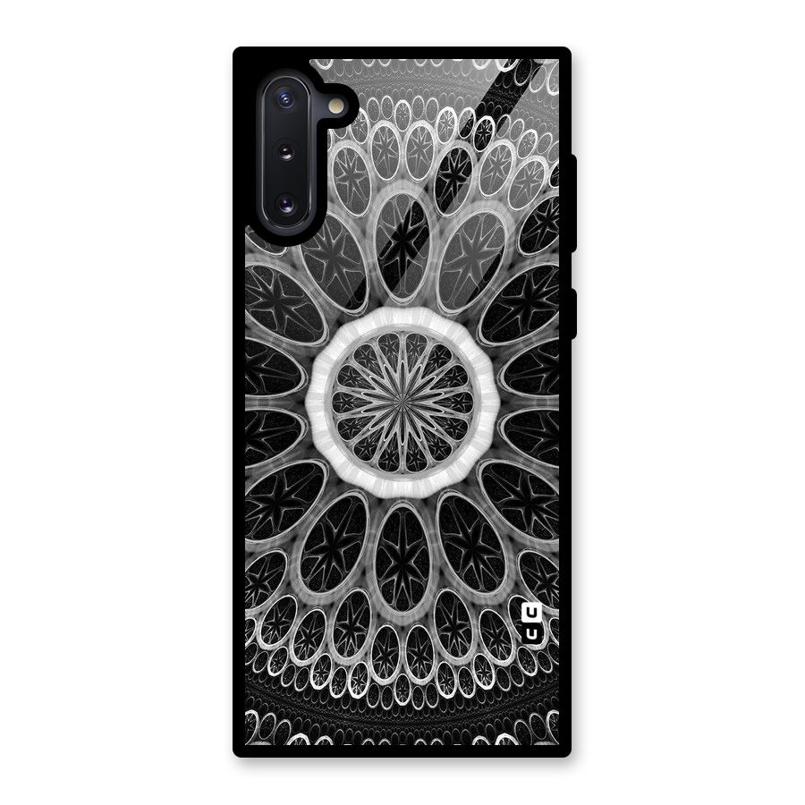 Dark Pattern Art Glass Back Case for Galaxy Note 10