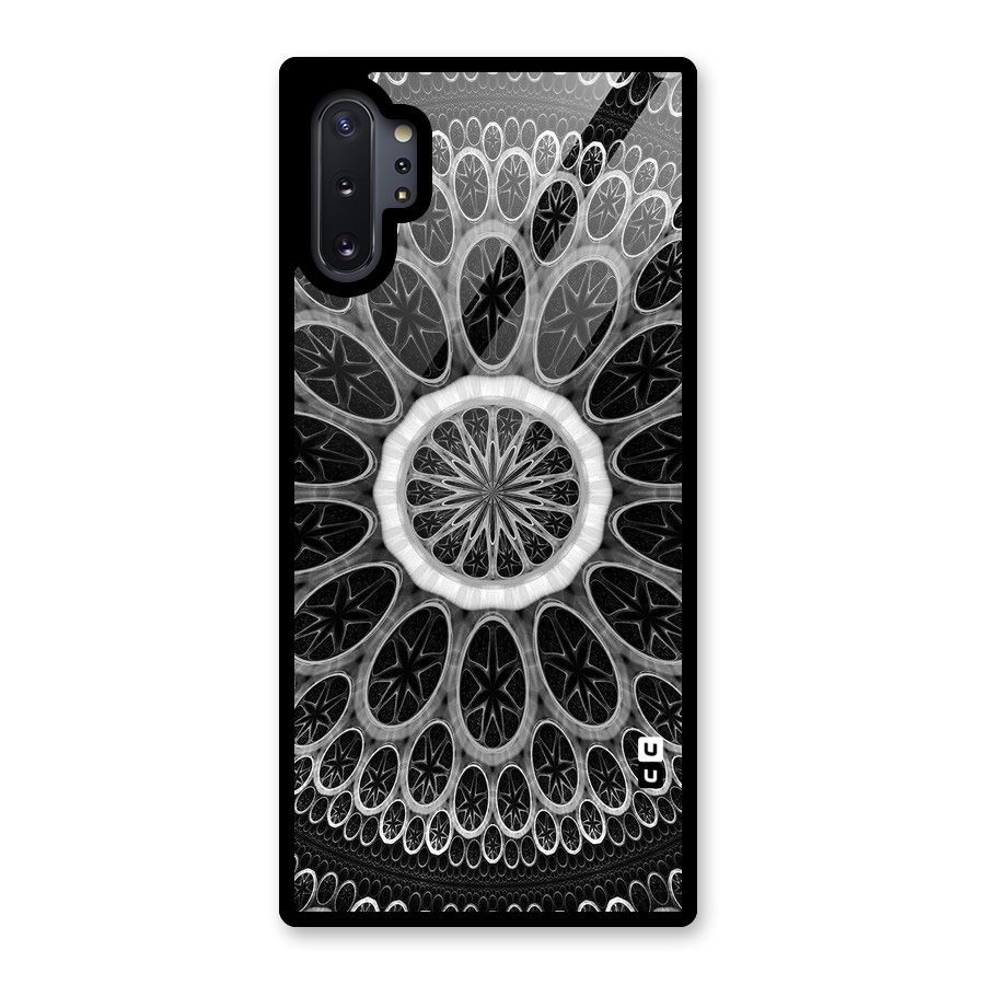 Dark Pattern Art Glass Back Case for Galaxy Note 10 Plus