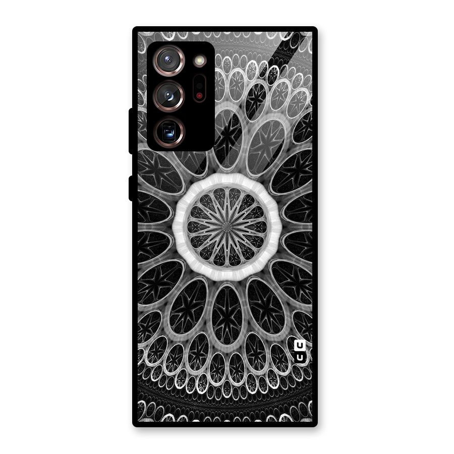 Dark Pattern Art Glass Back Case for Galaxy Note 20 Ultra