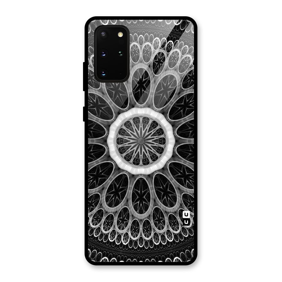 Dark Pattern Art Glass Back Case for Galaxy S20 Plus