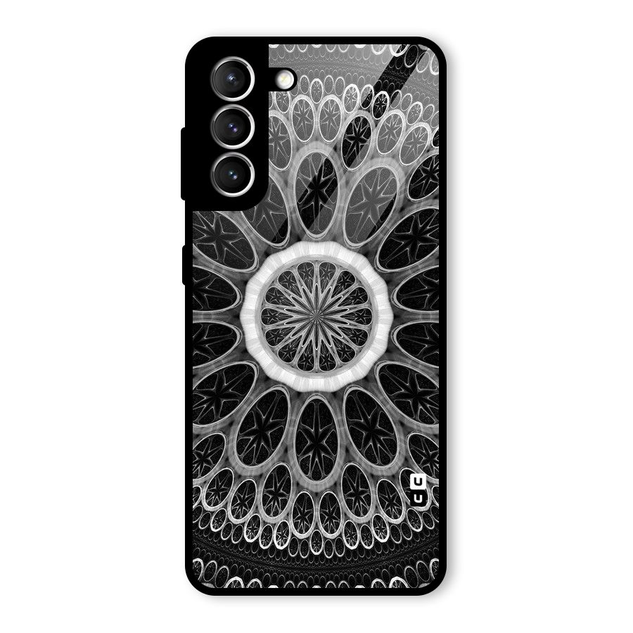 Dark Pattern Art Glass Back Case for Galaxy S21 5G