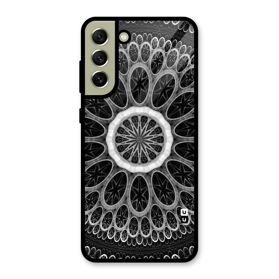 Dark Pattern Art Glass Back Case for Galaxy S21 FE 5G