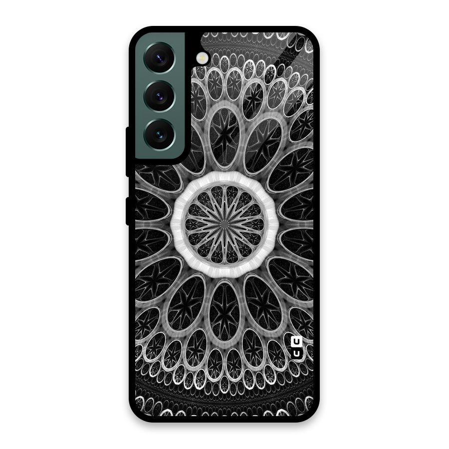 Dark Pattern Art Glass Back Case for Galaxy S22 5G