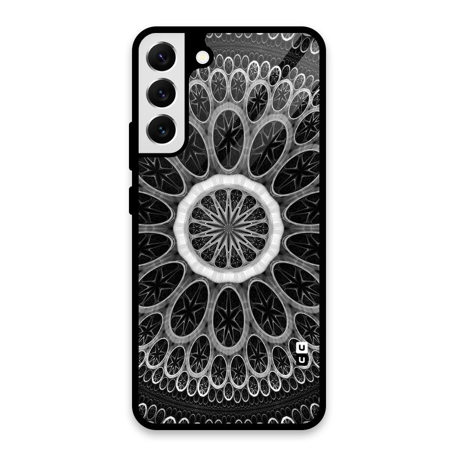 Dark Pattern Art Glass Back Case for Galaxy S22 Plus 5G