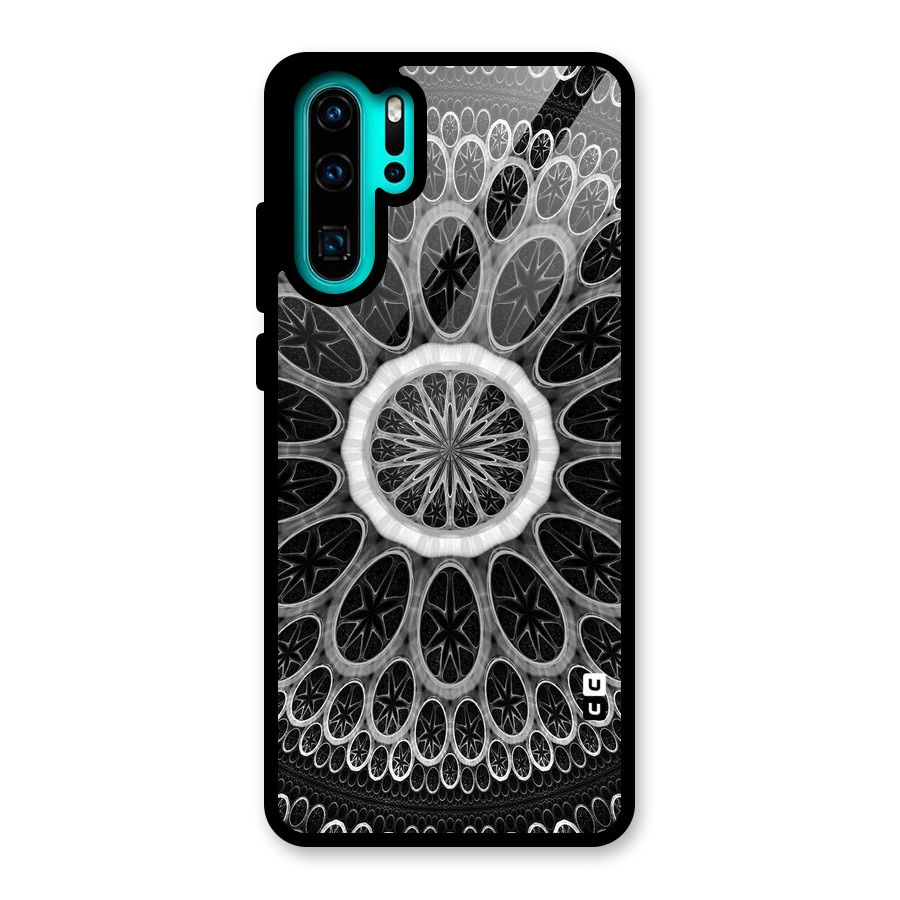 Dark Pattern Art Glass Back Case for Huawei P30 Pro