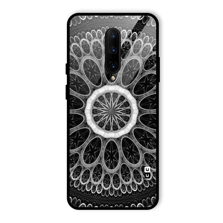 Dark Pattern Art Glass Back Case for OnePlus 7 Pro