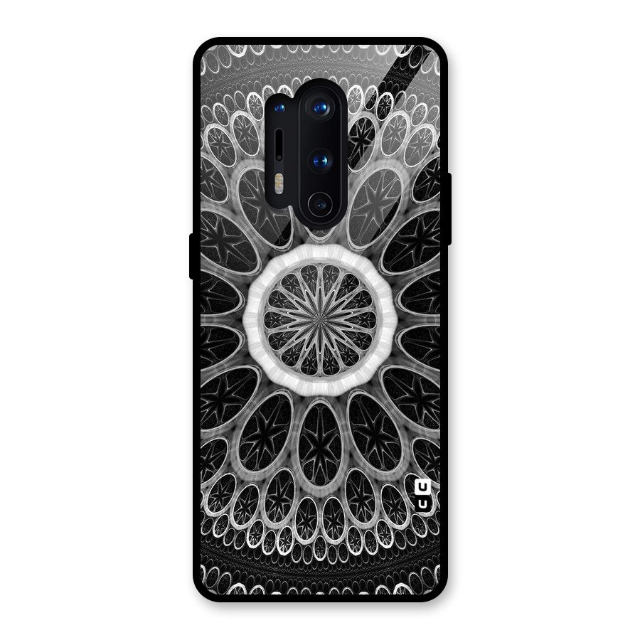 Dark Pattern Art Glass Back Case for OnePlus 8 Pro