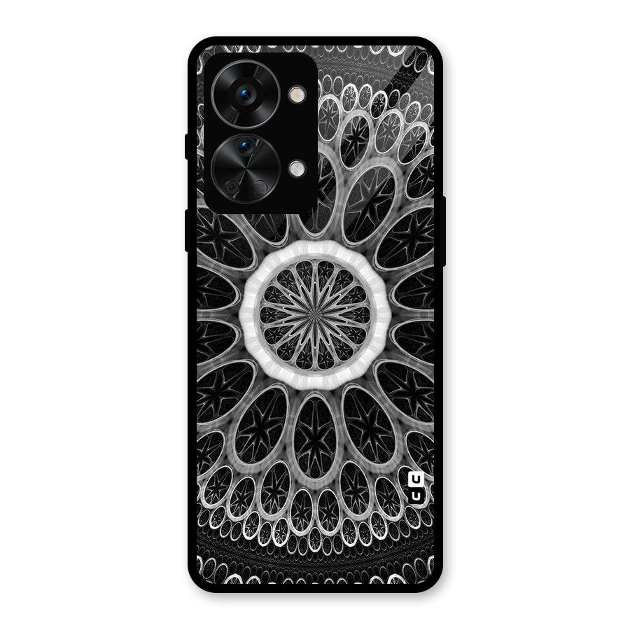 Dark Pattern Art Glass Back Case for OnePlus Nord 2T