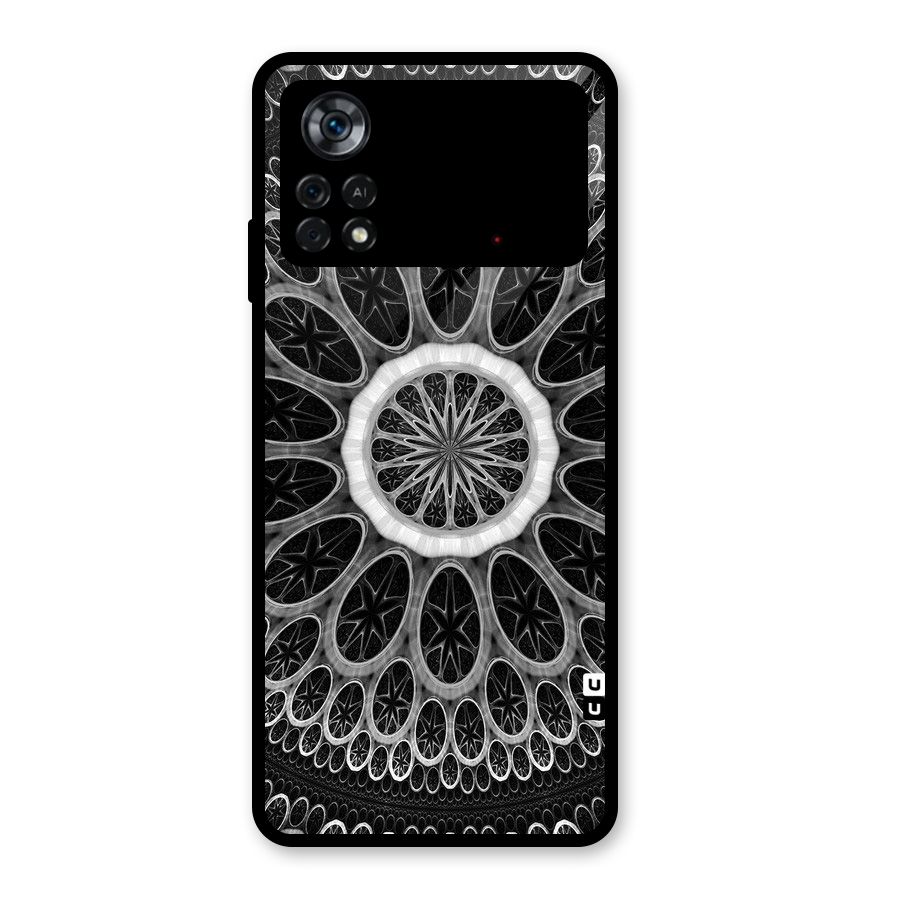 Dark Pattern Art Glass Back Case for Poco X4 Pro 5G
