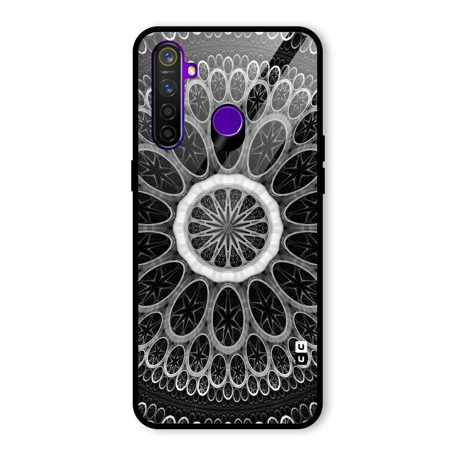 Dark Pattern Art Glass Back Case for Realme 5 Pro