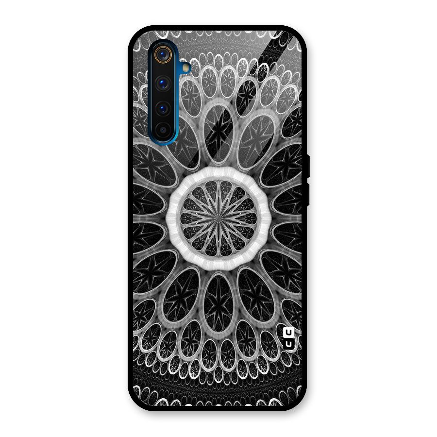 Dark Pattern Art Glass Back Case for Realme 6 Pro