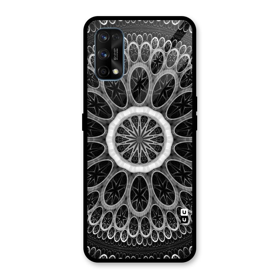 Dark Pattern Art Glass Back Case for Realme 7 Pro