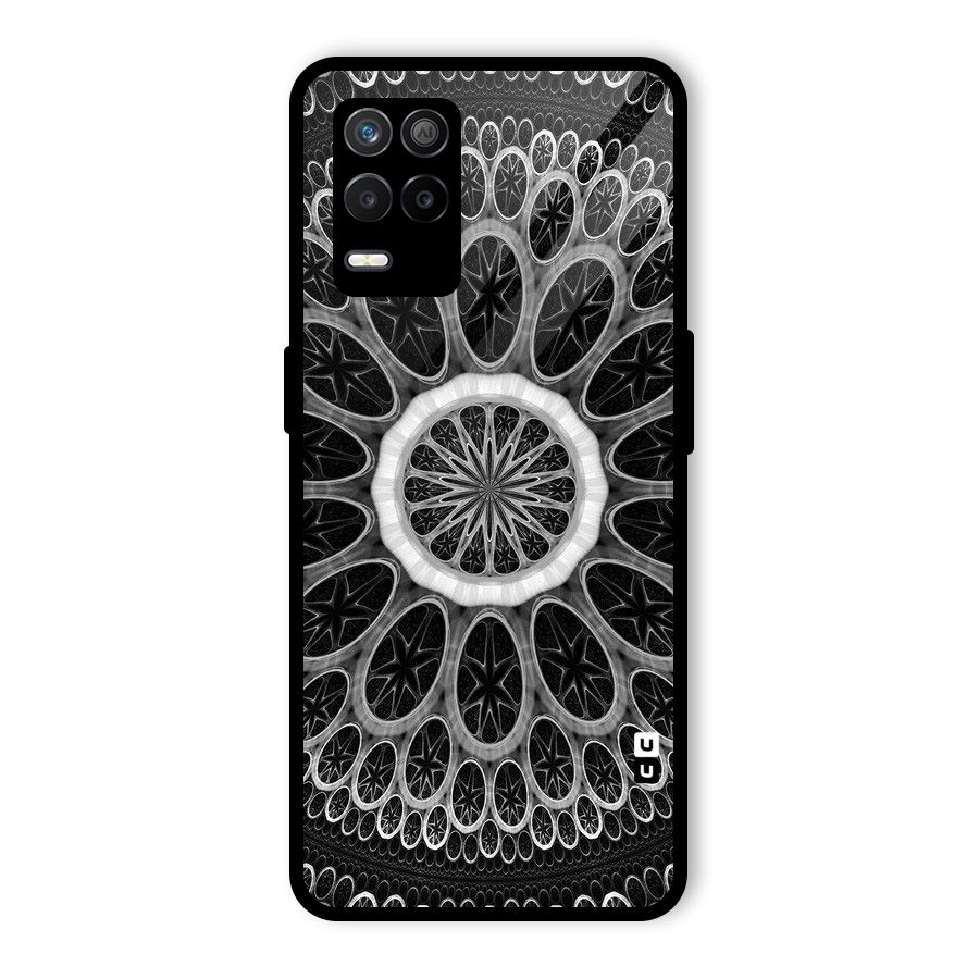Dark Pattern Art Glass Back Case for Realme 8 5G