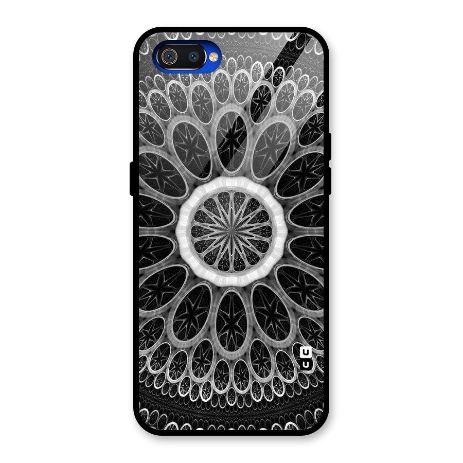 Dark Pattern Art Glass Back Case for Realme C2