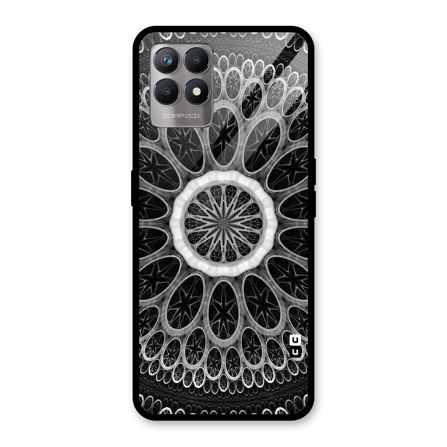 Dark Pattern Art Glass Back Case for Realme Narzo 50