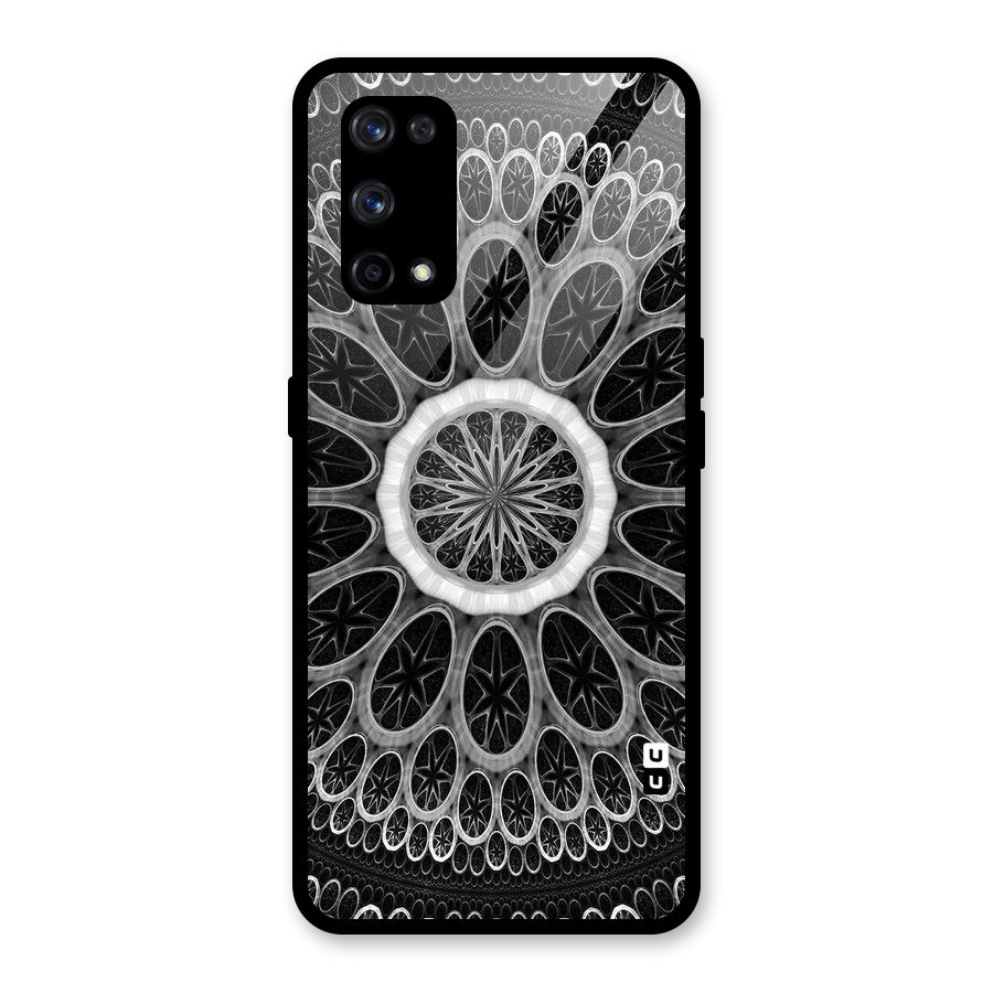 Dark Pattern Art Glass Back Case for Realme X7 Pro