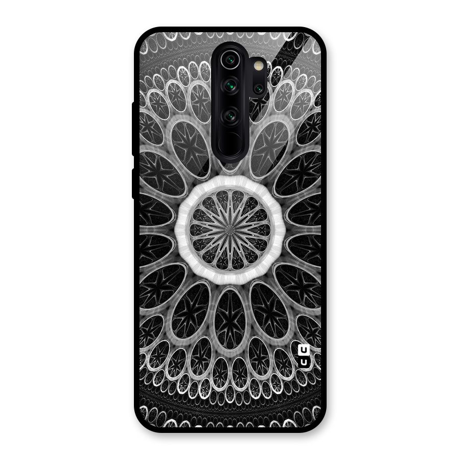 Dark Pattern Art Glass Back Case for Redmi Note 8 Pro