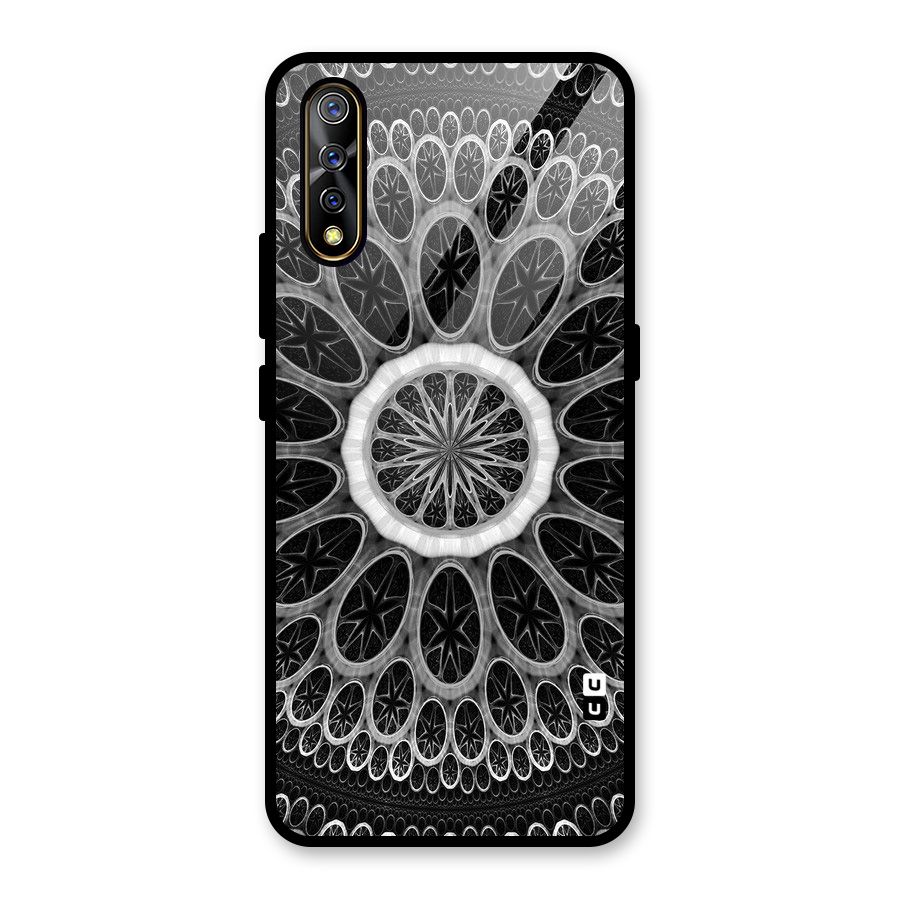 Dark Pattern Art Glass Back Case for Vivo S1