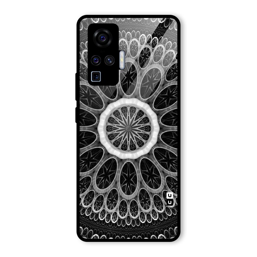 Dark Pattern Art Glass Back Case for Vivo X50 Pro