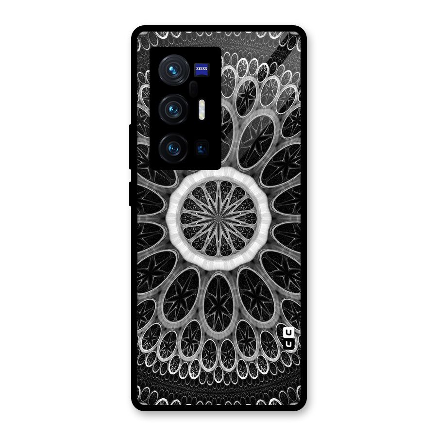 Dark Pattern Art Glass Back Case for Vivo X70 Pro Plus