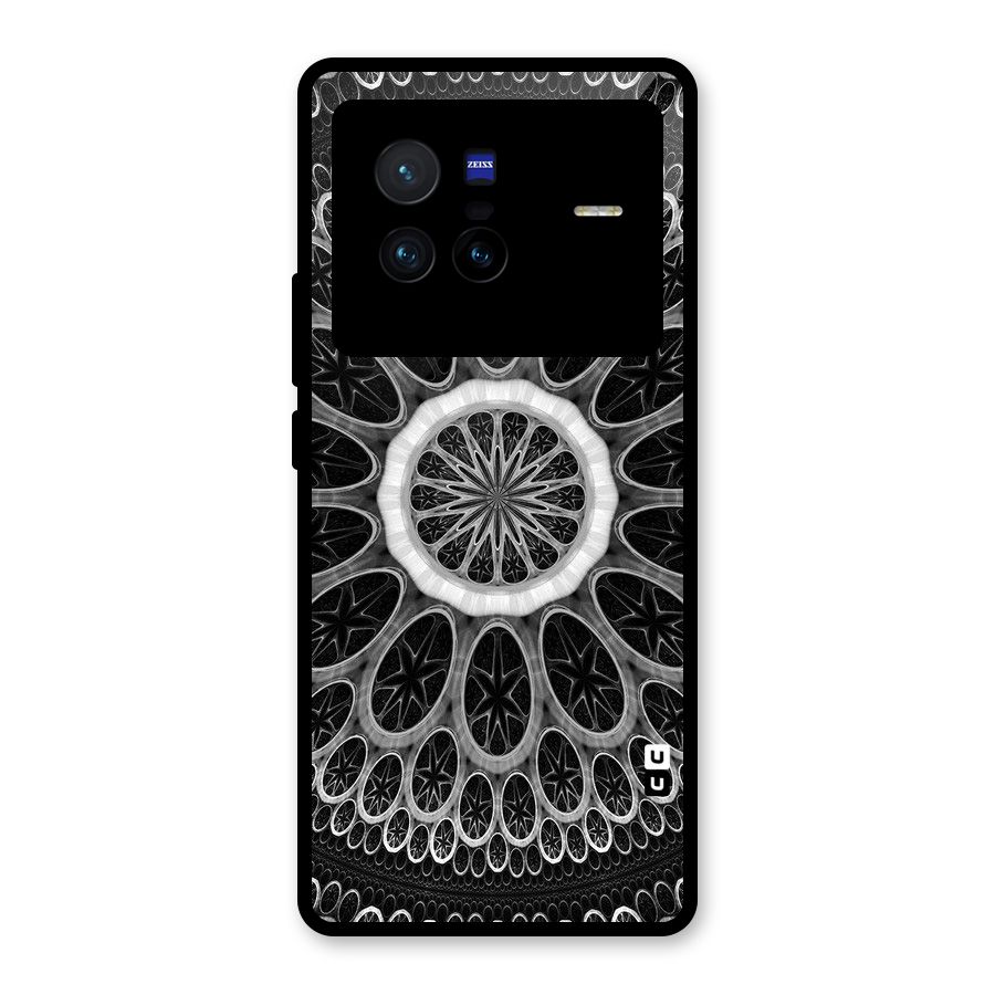 Dark Pattern Art Glass Back Case for Vivo X80