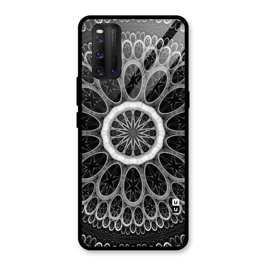 Dark Pattern Art Glass Back Case for Vivo iQOO 3