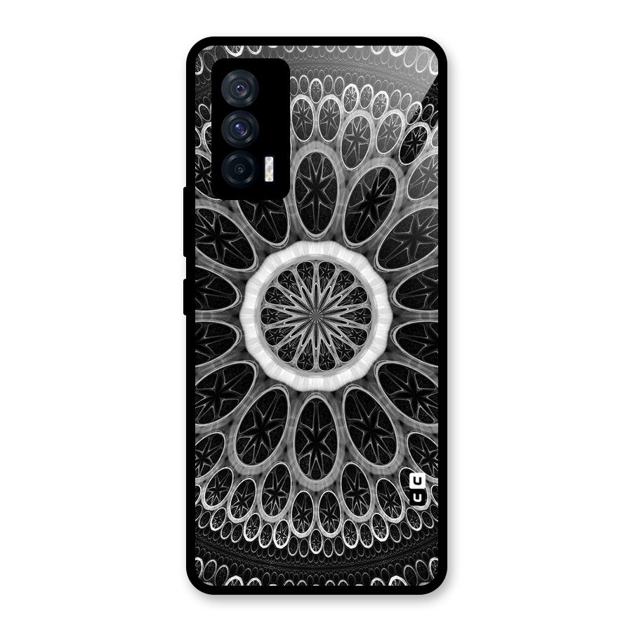 Dark Pattern Art Glass Back Case for Vivo iQOO 7 5G