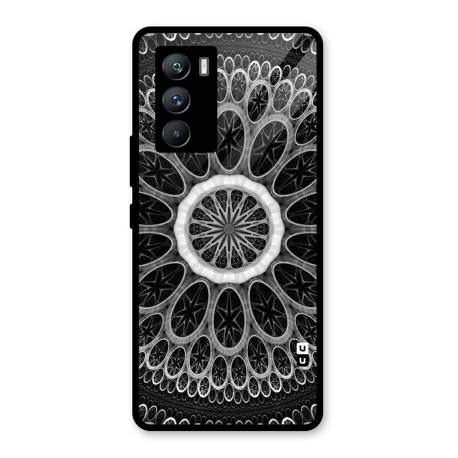 Dark Pattern Art Glass Back Case for Vivo iQOO 9 SE