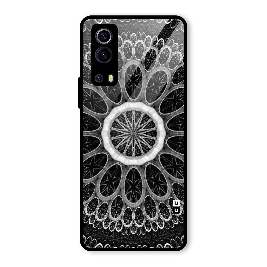 Dark Pattern Art Glass Back Case for Vivo iQOO Z3
