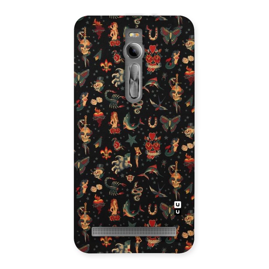Dark Pattern Back Case for Asus Zenfone 2