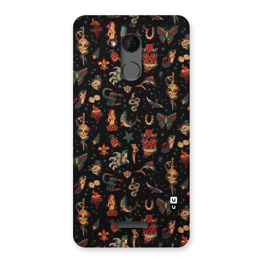 Dark Pattern Back Case for Coolpad Note 5