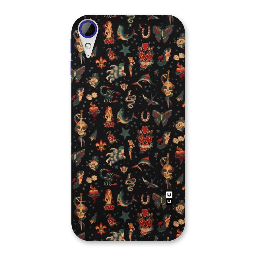 Dark Pattern Back Case for Desire 830