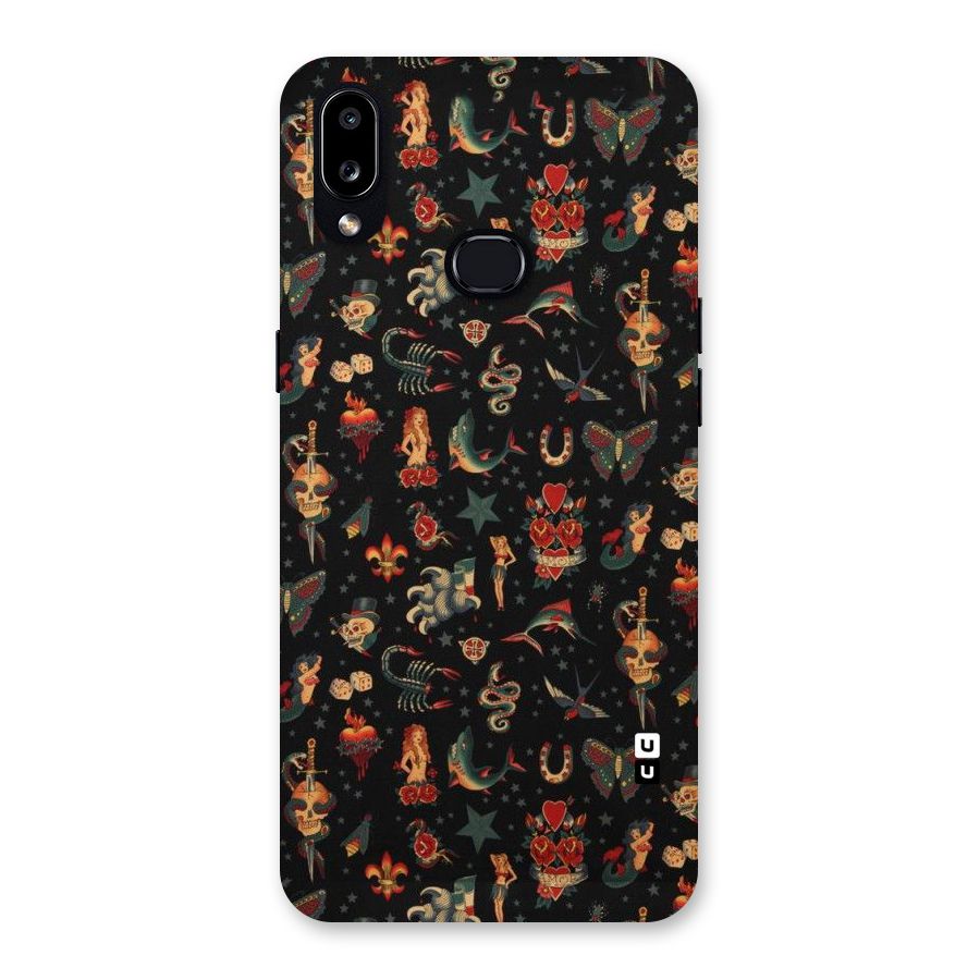 Dark Pattern Back Case for Galaxy A10s