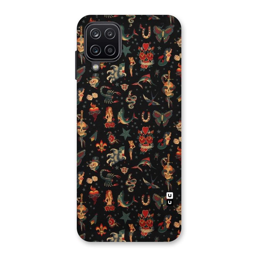 Dark Pattern Back Case for Galaxy A12