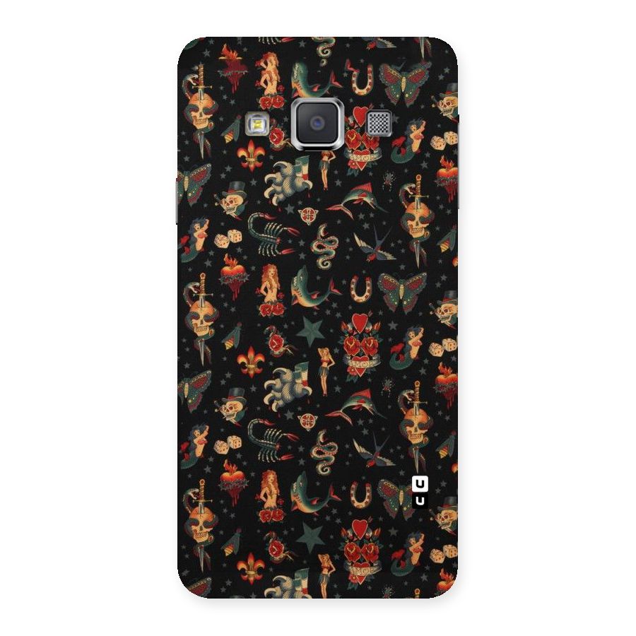 Dark Pattern Back Case for Galaxy A3