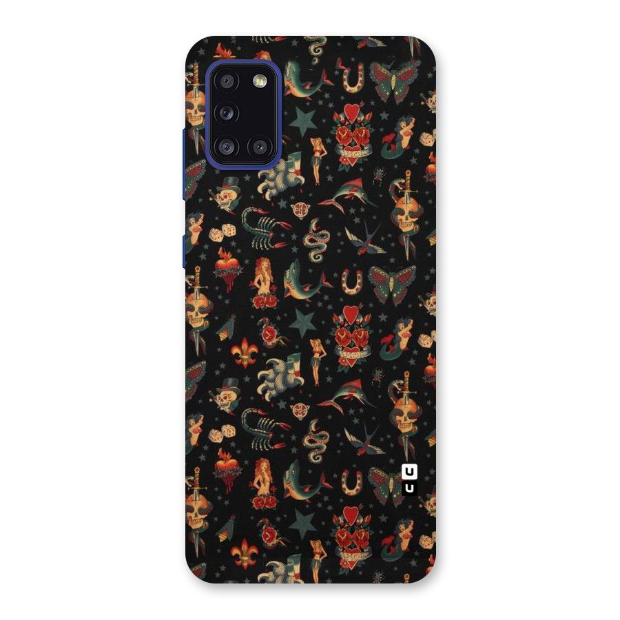 Dark Pattern Back Case for Galaxy A31