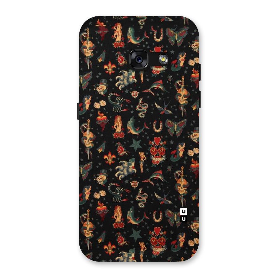 Dark Pattern Back Case for Galaxy A3 (2017)