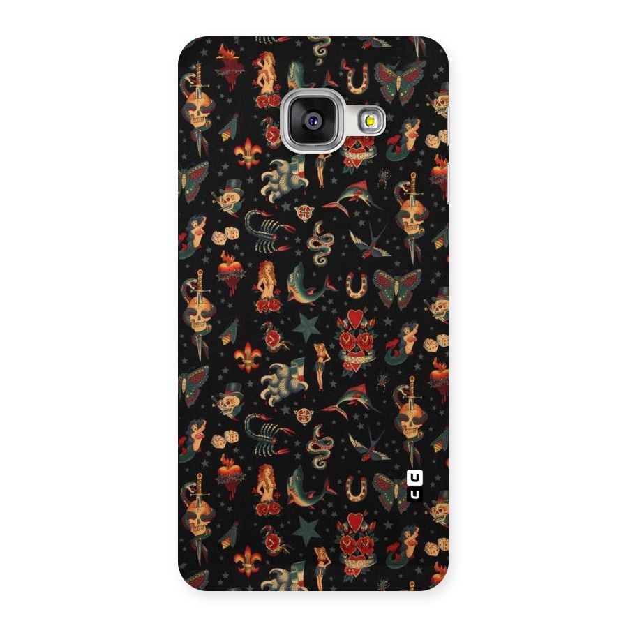 Dark Pattern Back Case for Galaxy A3 2016