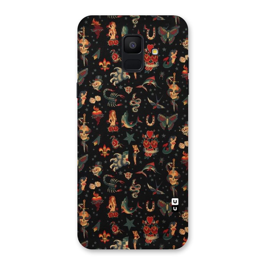 Dark Pattern Back Case for Galaxy A6 (2018)