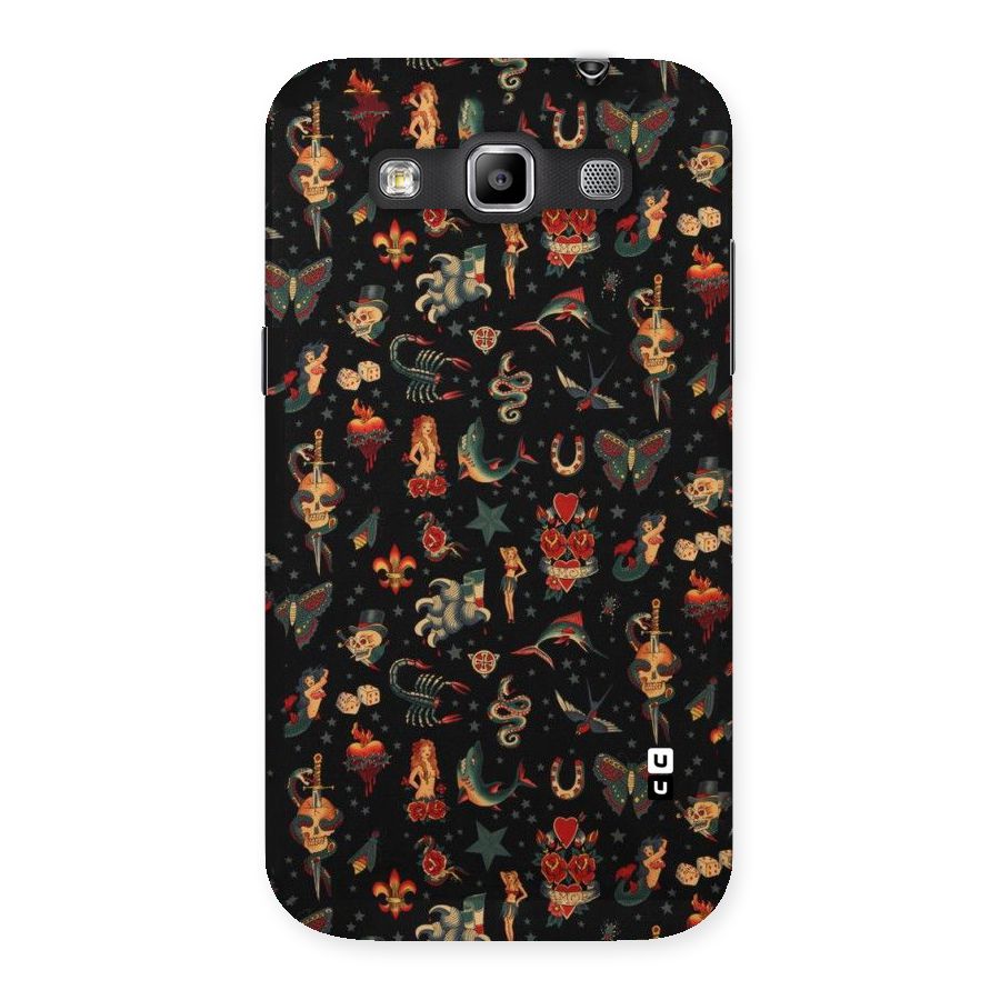 Dark Pattern Back Case for Galaxy Grand Quattro