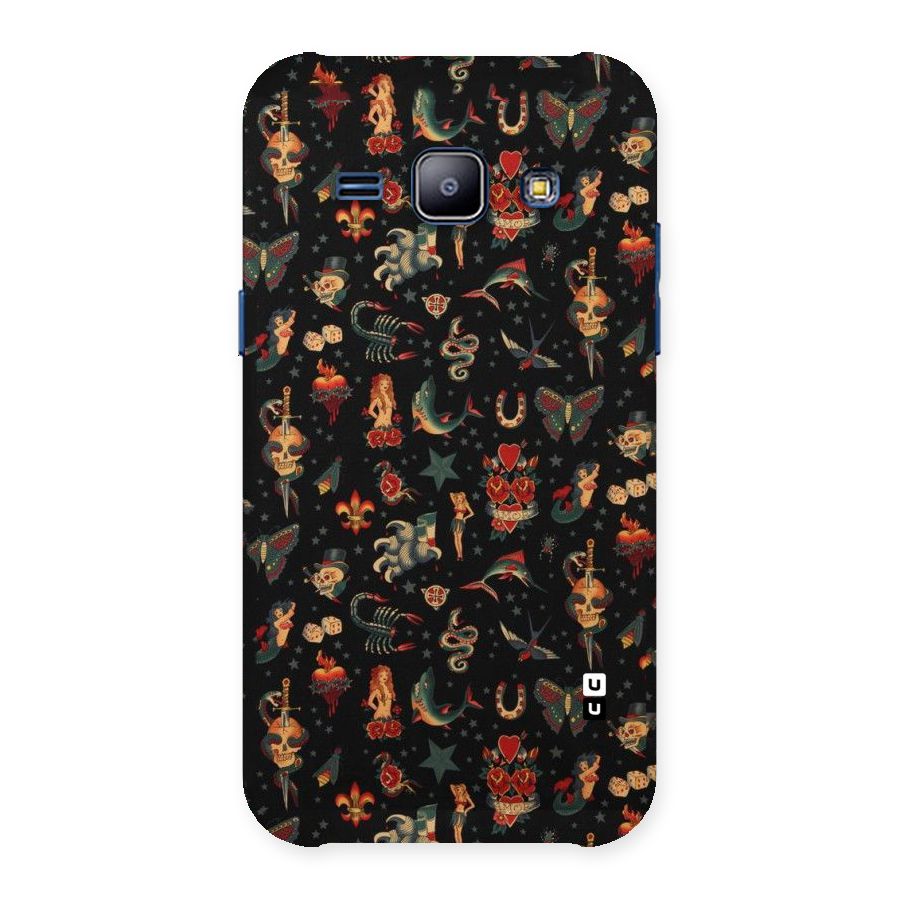 Dark Pattern Back Case for Galaxy J1